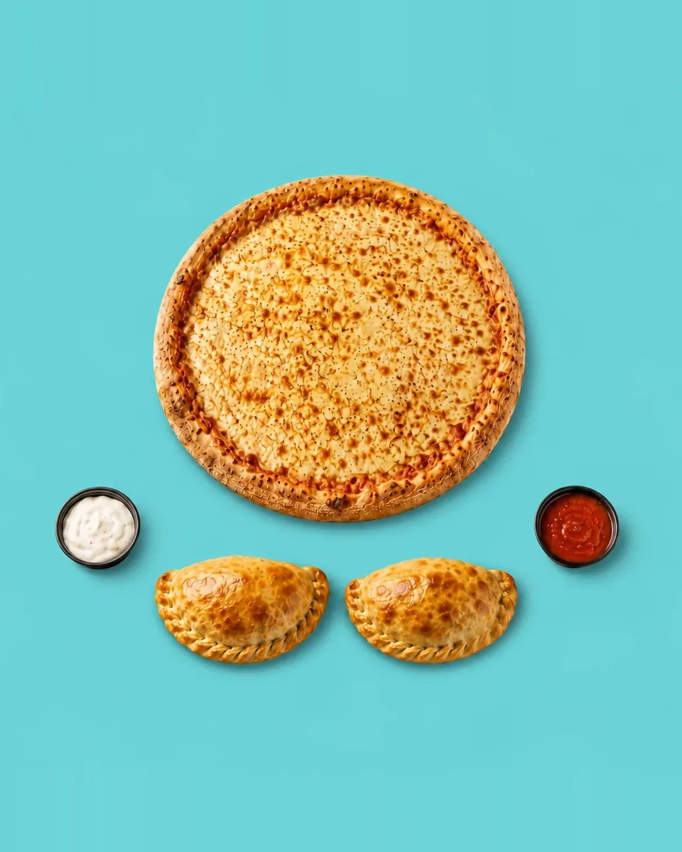 La Dupla de Las Tapas: Muzzarella Grande y 2 Empanadas Grandes